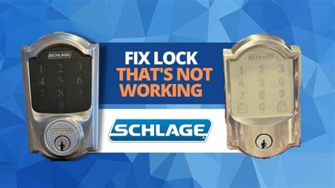 smart cards wont open door|7 Fixes for a Schlage Smart Lock Not Working.